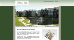 Desktop Screenshot of peppertreeapthomes.com